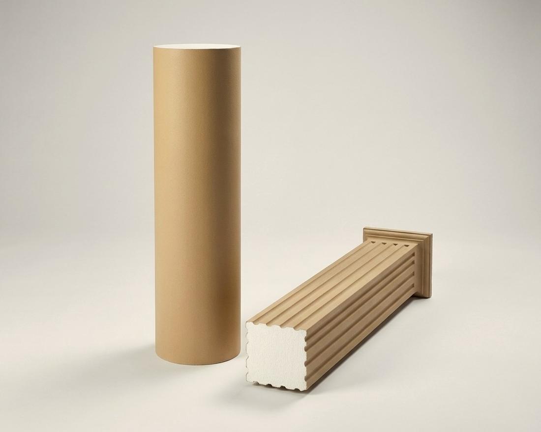 CLADECO® round column shaft and fluted pilaster pieces