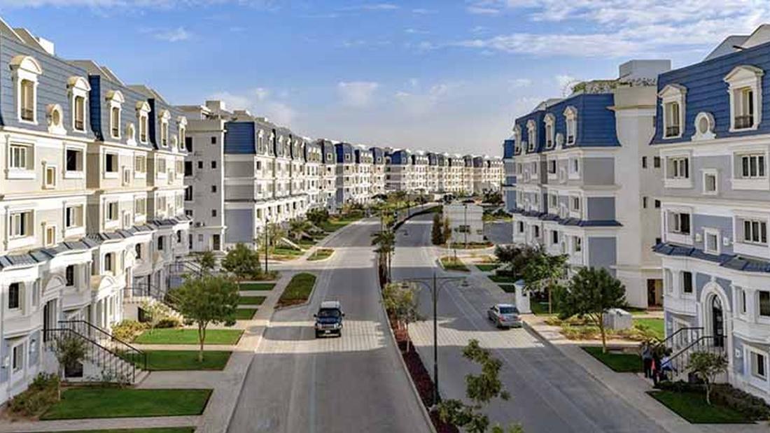 Residential buildings at a Mountain View compound in Cairo