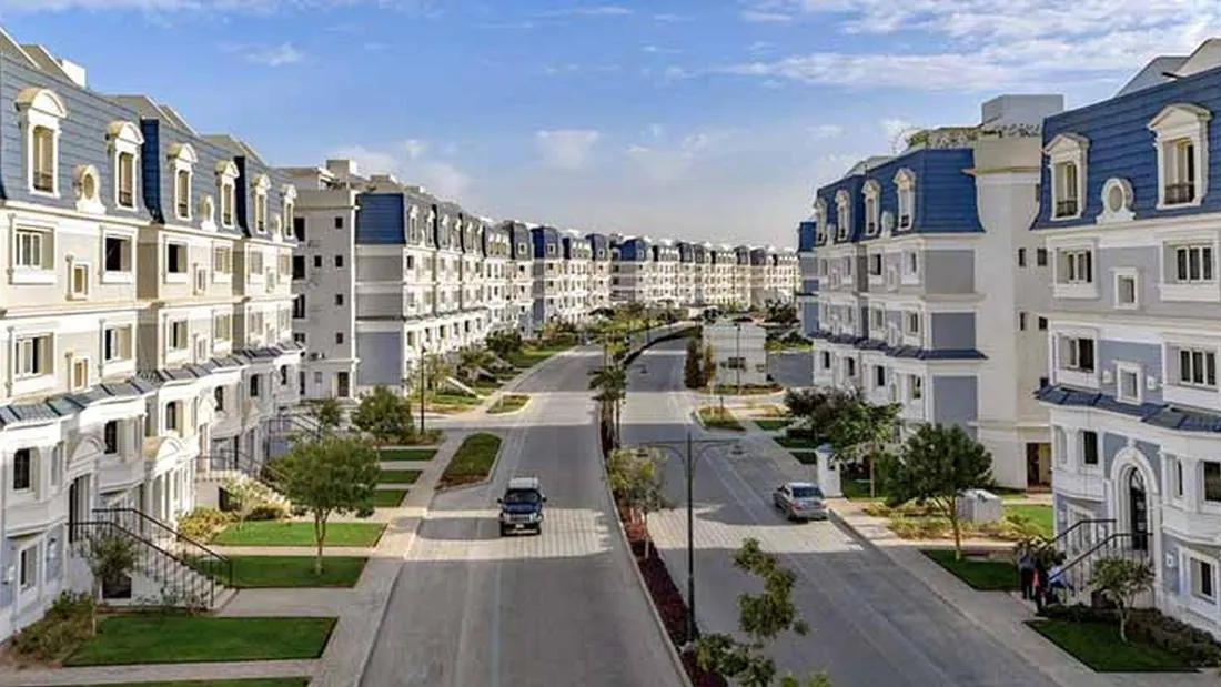 Residential buildings at a Mountain View compound in Cairo